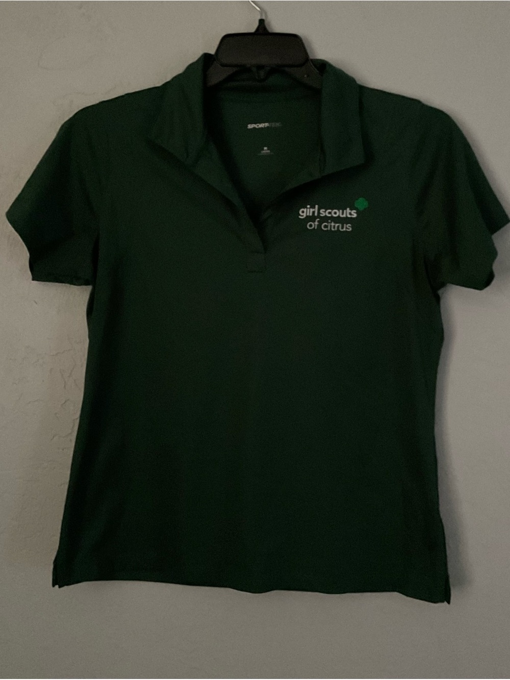 Sport-Tek Women's Forest Green Girl Scouts Polo